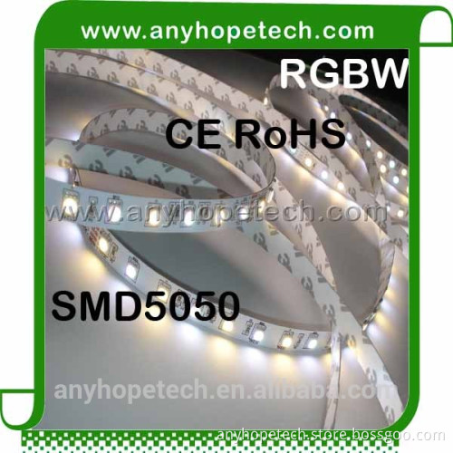 Multi color super bright 60ledm 5050 flexible waterproof rgb led strip 24v